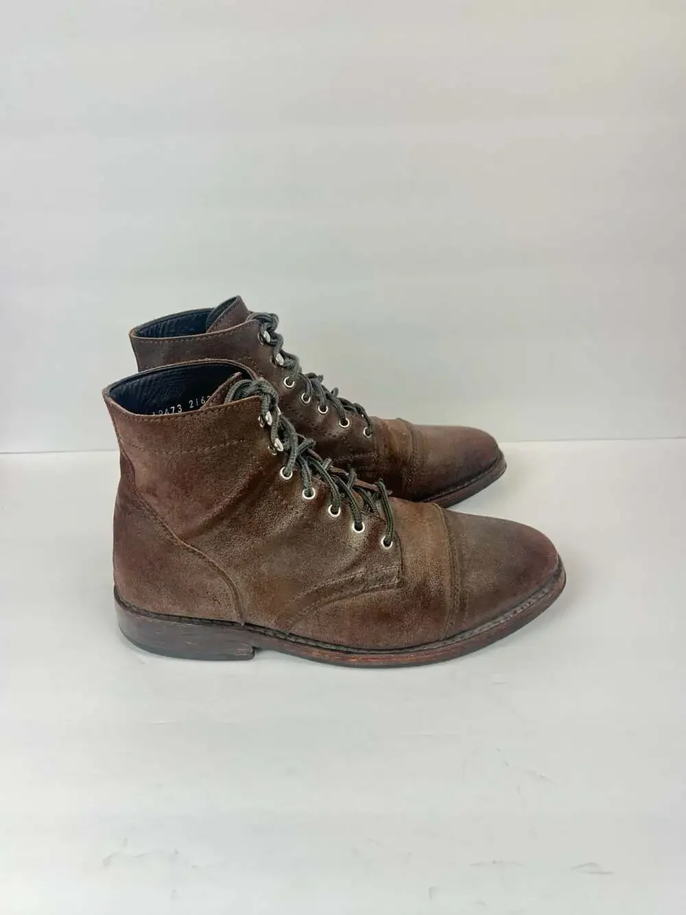 Thursday Boot Company Lace-Up Boots Brown, Size 9.5 (Bottom need repair)